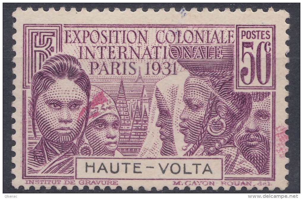 Upper Volta 1931 Yvert67 Mint Hinged - Unused Stamps