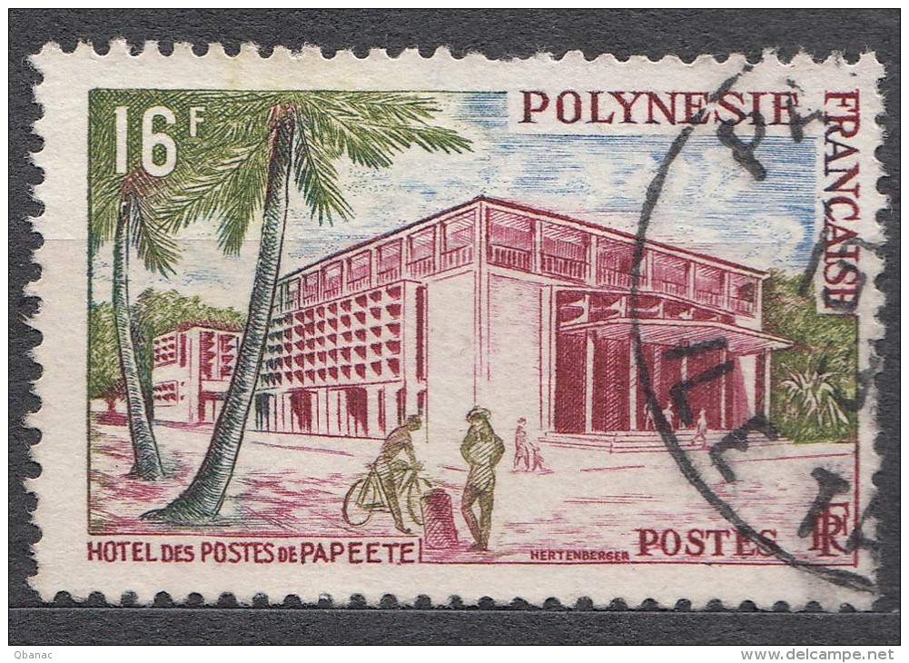 French Polynesia 1960 Yvert#17 Used - Usati