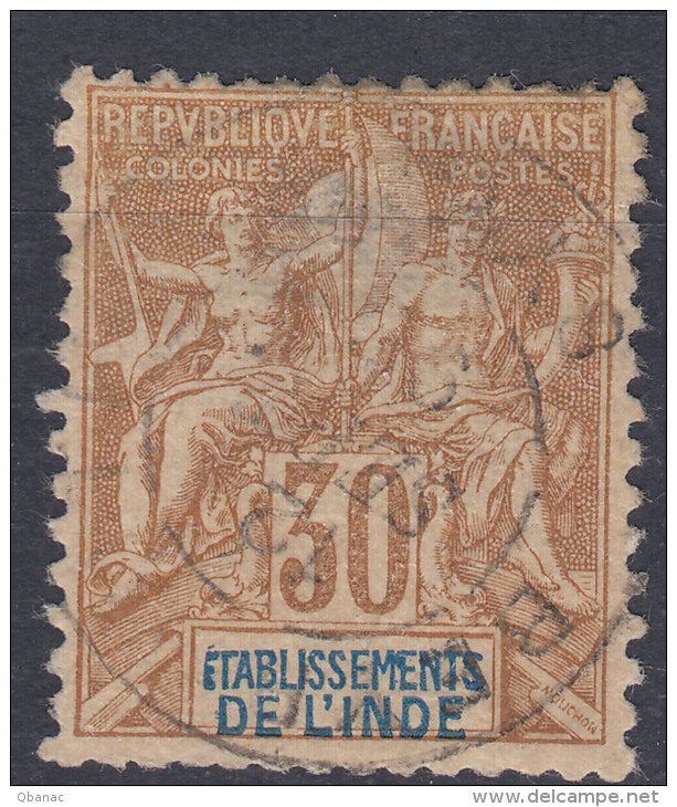 India 1892 Yvert#9 Used - Oblitérés