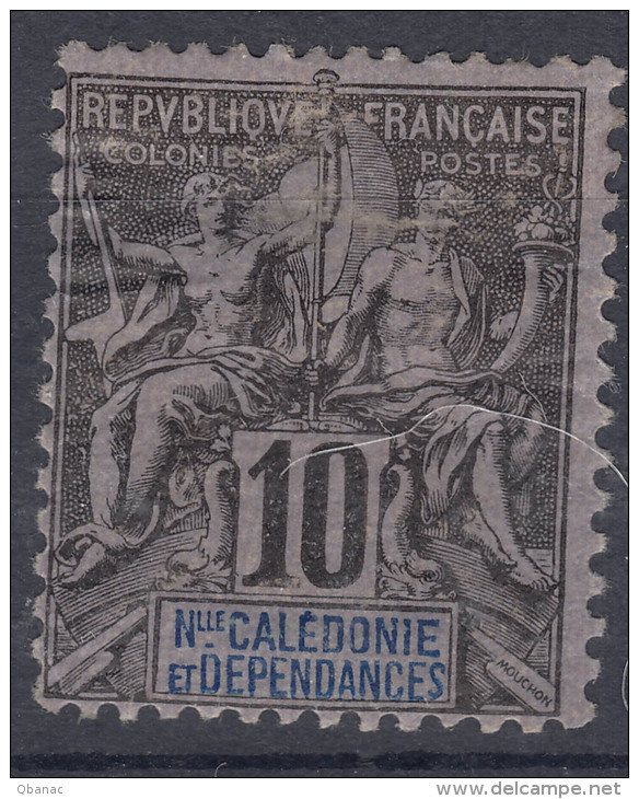 New Caledonia 1892 Yvert#45 Mint Hinged - Unused Stamps