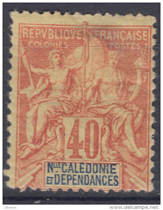 New Caledonia 1892 Yvert#50 Mint Hinged - Unused Stamps