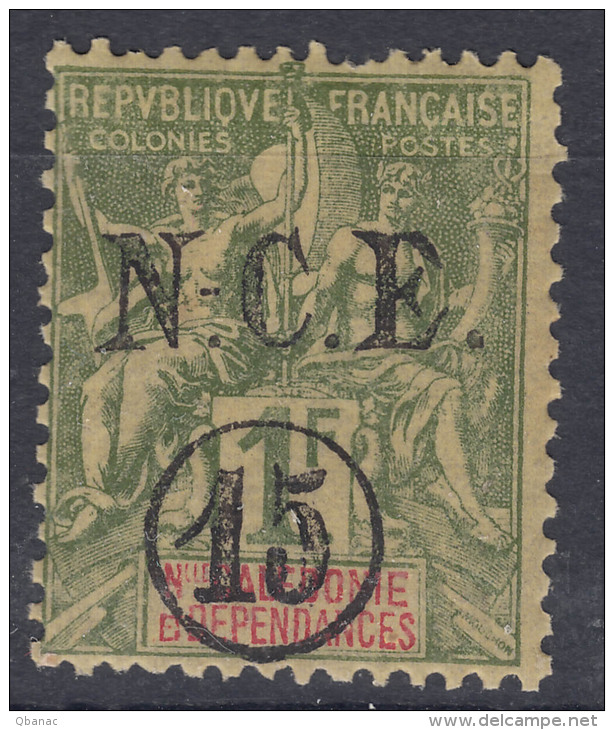 New Caledonia 1900 Yvert#58 Mint Hinged - Neufs