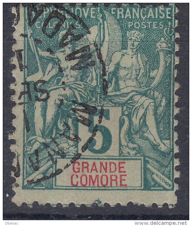 Great Comoro Island, Grande Comore 1897 Yvert#4 Used - Usati