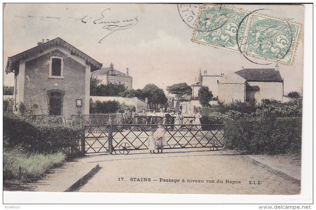 Stains  - Passage à Niveau 1907 - Stains