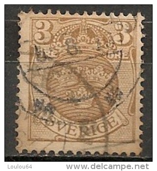 Timbres - Suède - 1910  - Service -  3 Ore - - Dienstmarken