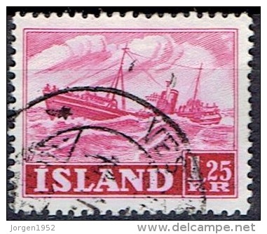 ICELAND  # STAMPS FROM YEAR 1950   STANLEY GIBBON 259 - Used Stamps