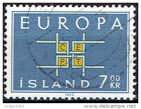 ICELAND  # STAMPS FROM YEAR 1963    STANLEY GIBBON 405 - Gebraucht