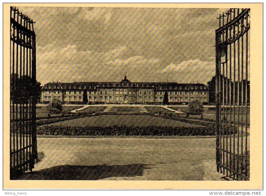 Ludwigsburg - S/w Schloss Südseite - Ludwigsburg