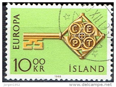 ICELAND  # STAMPS FROM YEAR 1968   STANLEY GIBBON 449 - Gebraucht