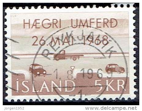 ICELAND  # STAMPS FROM YEAR 1968   STANLEY GIBBON 451 - Gebraucht