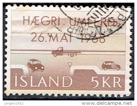 ICELAND  # STAMPS FROM YEAR 1968   STANLEY GIBBON 451 - Gebraucht