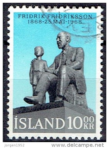 ICELAND  # STAMPS FROM YEAR 1968   STANLEY GIBBON 452 - Gebraucht