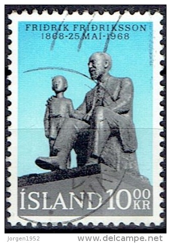 ICELAND  # STAMPS FROM YEAR 1968   STANLEY GIBBON 452 - Gebraucht