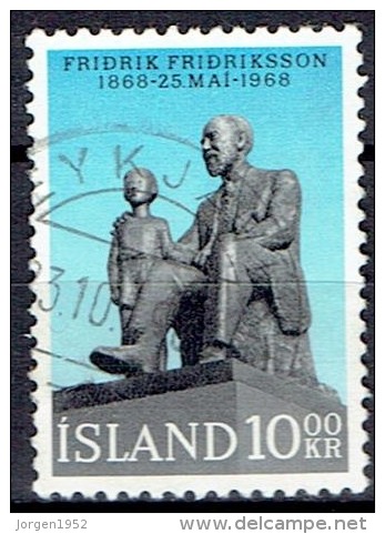 ICELAND  # STAMPS FROM YEAR 1968   STANLEY GIBBON 452 - Gebraucht