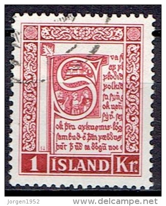 ICELAND  # STAMPS FROM YEAR 1953  STANLEY GIBBON 321 - Gebruikt