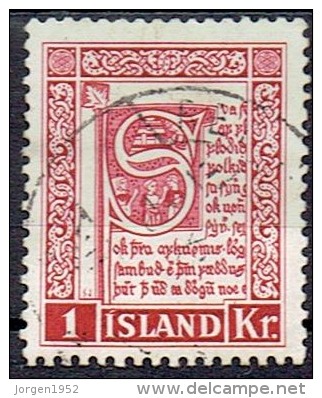 ICELAND  # STAMPS FROM YEAR 1953  STANLEY GIBBON 321 - Usati