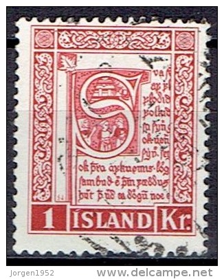 ICELAND  # STAMPS FROM YEAR 1953  STANLEY GIBBON 321 - Used Stamps