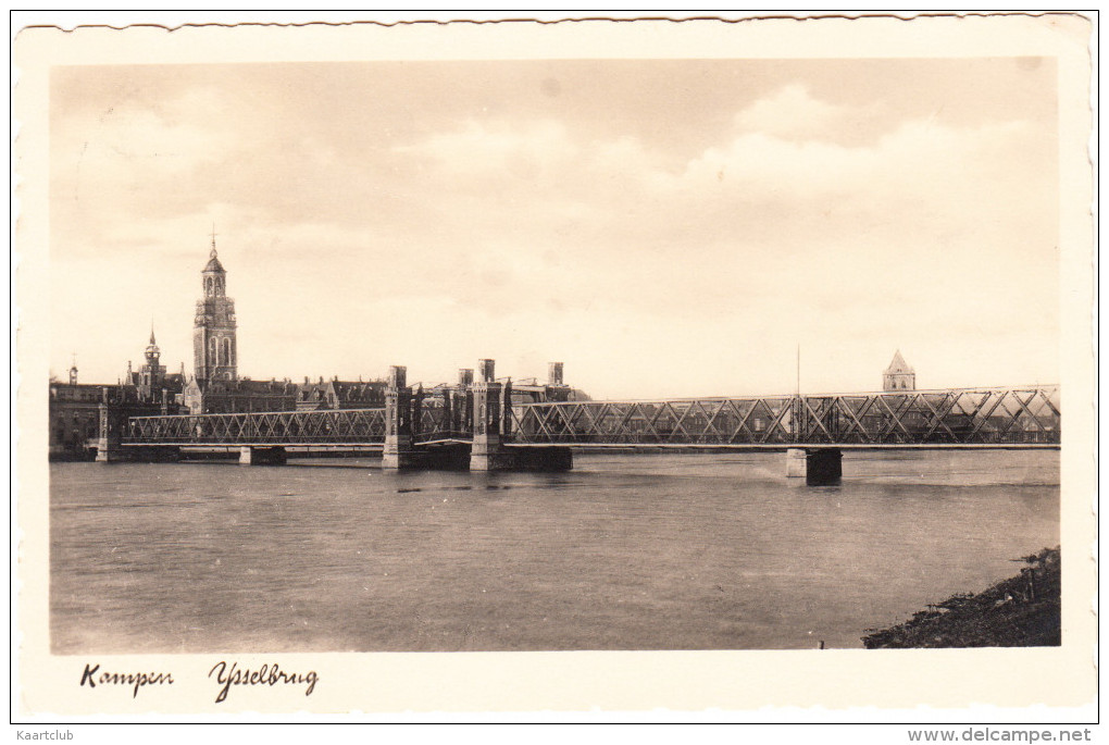 Kampen - IJsselbrug (1936)    - Holland/Nederland - Kampen