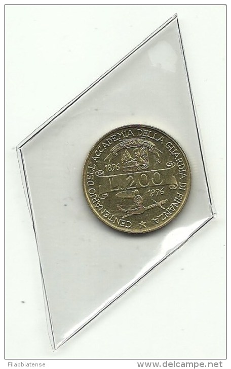 1996 - Italia 200 Lire Commemorativo Fdc        ---- - 200 Lire