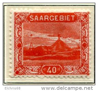 C4 Sarre Saargebiet Mi 59 A *   Soleil Rouge - Nuevos