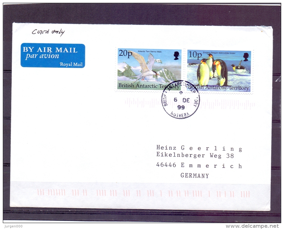 British Antarctic Territory -  6 De 99   (RM7305) - Pingouins & Manchots