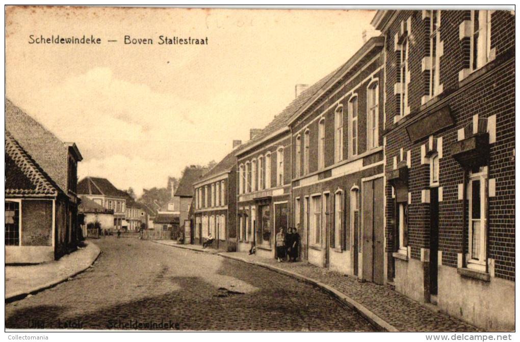 Scheldewindeke 4 CP  Pelgrim  Café  Boven Statiestr Klooster  Kerk - Oosterzele