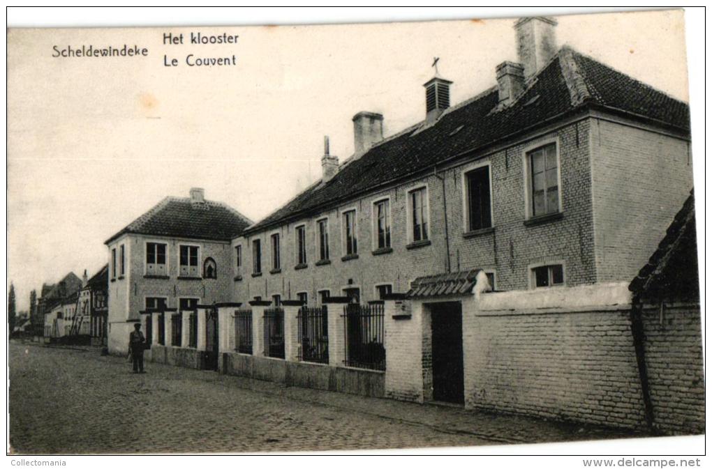 Scheldewindeke 4 CP  Pelgrim  Café  Boven Statiestr Klooster  Kerk - Oosterzele