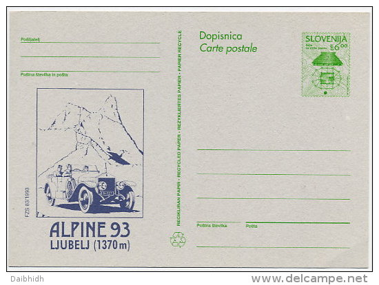 SLOVENIA 1993 6.00 T.  Commemorative Postal Stationery Card, Unused.  As Michel P5 - Slowenien