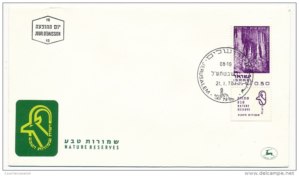 ISRAEL => 22 FDC - Paysages, sites et monuments divers. - Architecture - Ports