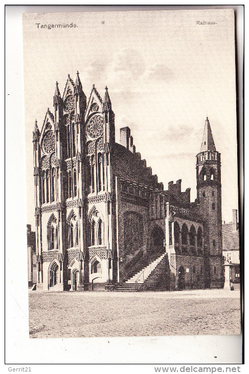 0-3504 TANGERMÜNDE, Rathaus, 1911 - Tangermuende