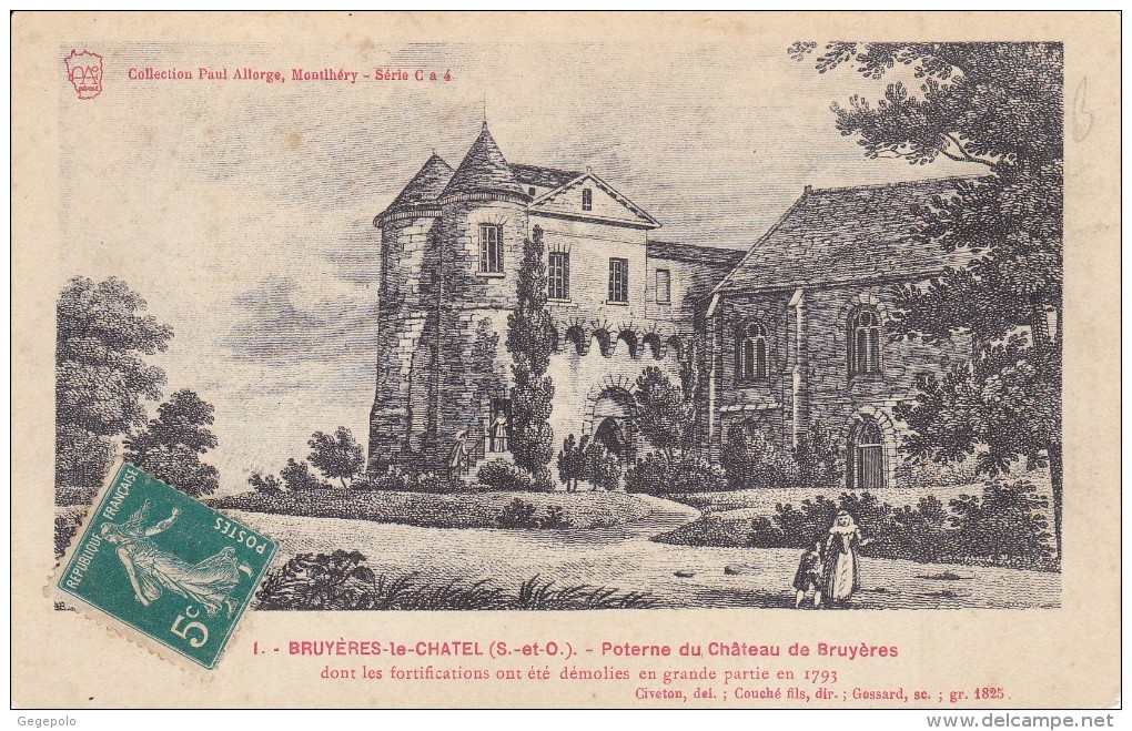 BRUYERES LE CHATEL - Poterne Du Chateau De Bruyères - Bruyeres Le Chatel