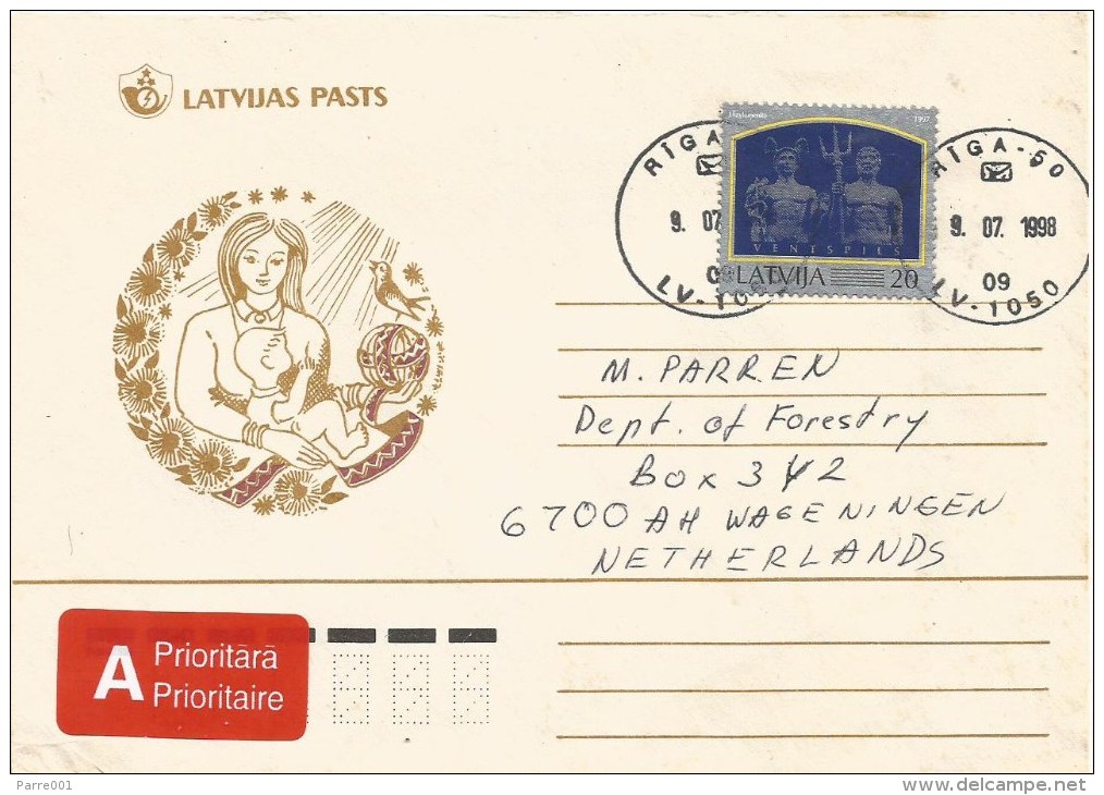 Latvia 1998 Riga Mythology Greek Roman Cover - Letland