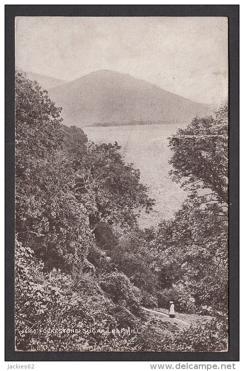 16514/ FOLKESTONE, Sugar Loaf Hill, 1919, 2 Scans - Folkestone