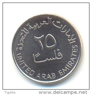 EMIRATI ARABI UNITI  25 FILS NON CIRCOLATI - Ver. Arab. Emirate