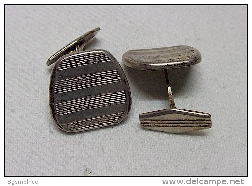 Antike Manschettenknöpfe Aus Opas Zeiten - Silber 835 - Botones De Cuello & De Puño