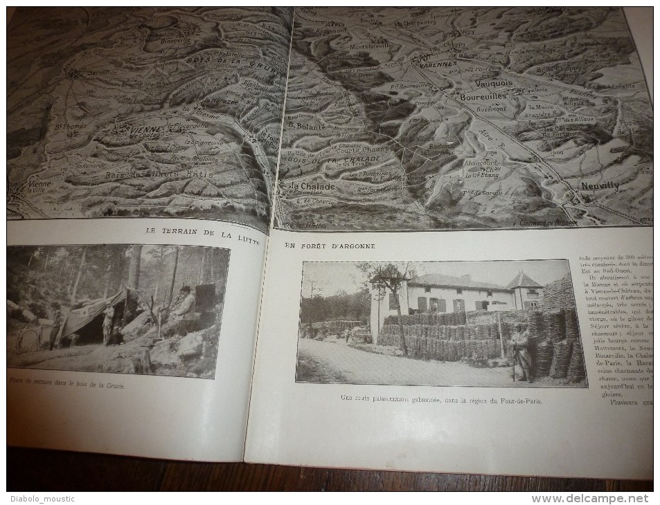 1915 GUERRE MONDIALE :Usine SCHEÏDER;Pégoud;Gl Maunoury;Village Privisoire;Serrovalle,Chizzola,Pozzacchio.Malzéville - L'Illustration