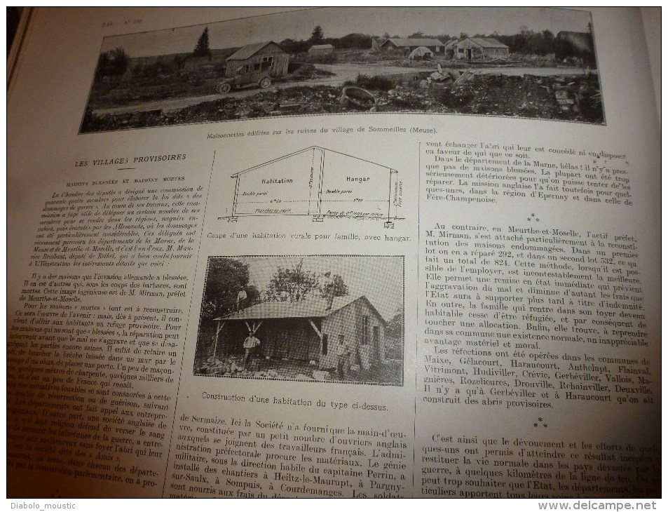 1915 GUERRE MONDIALE :Usine SCHEÏDER;Pégoud;Gl Maunoury;Village privisoire;Serrovalle,Chizzola,Pozzacchio.Malzéville