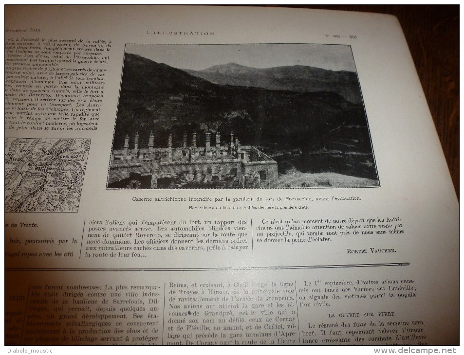 1915 GUERRE MONDIALE :Usine SCHEÏDER;Pégoud;Gl Maunoury;Village privisoire;Serrovalle,Chizzola,Pozzacchio.Malzéville