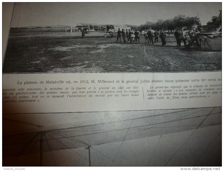 1915 GUERRE MONDIALE :Usine SCHEÏDER;Pégoud;Gl Maunoury;Village privisoire;Serrovalle,Chizzola,Pozzacchio.Malzéville