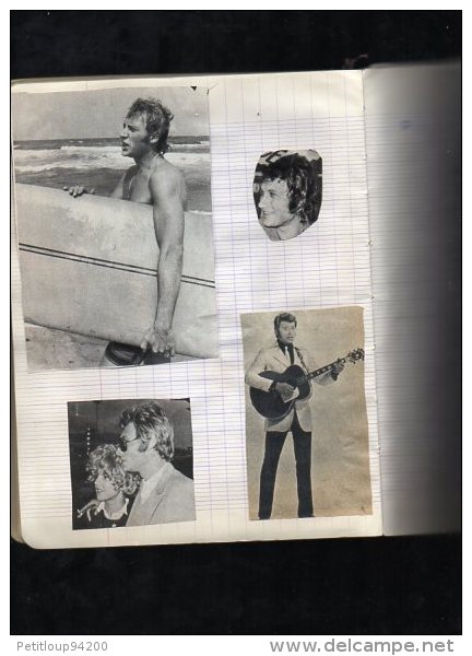 CAHIER  JOHNNY HALLYDAY  Coupures de Presse