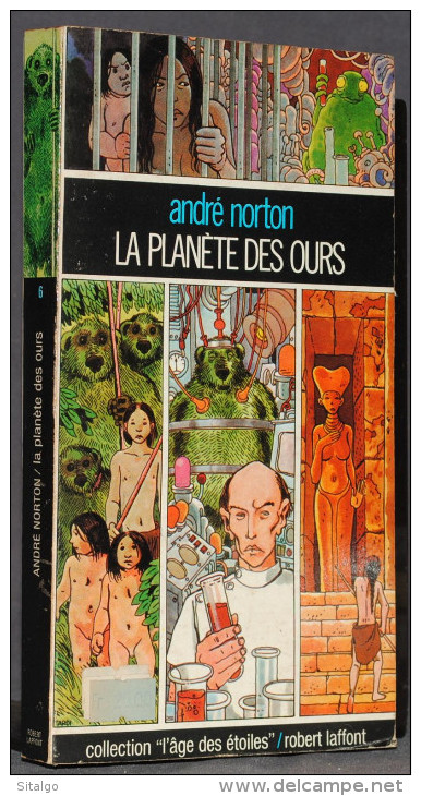 LA PLANÈTE DES OURS - ANDRÉ NORTON - ROBERT LAFFONT ÂGE DES ÉTOILES - SF - Robert Laffont