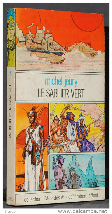 LE SABLIER VERT - MICHEL JEURY - ROBERT LAFFONT ÂGE DES ÉTOILES - SF - Robert Laffont
