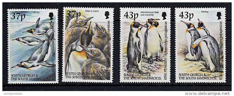 G0033 South Georgia &amp; South Sandwich Islands 2000, SG 320-3  King Penguins  Birds  MNH - Falkland Islands