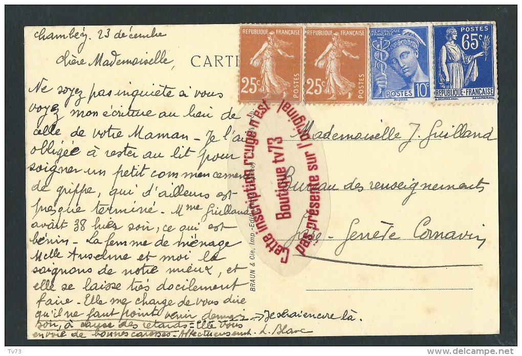 K1333 - MURBACH L´ Abbaye - Timbres Au Dos Non Oblitérés - (68 - Haut Rhin) - Murbach