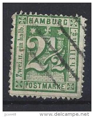 Germany (Hamburg)  1864  (o)  Mi.14 I - Hamburg