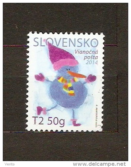 Slovakia 2014 Pofis 576 ** Christmas Stamp - Ongebruikt