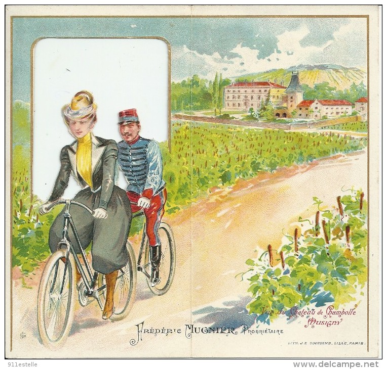 21 CHAMBOLLE  MUSIGNY  - Vue  Du  Chateau  De Chambolle Musigny   ( MENUS ) - Autres & Non Classés