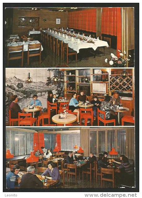 ANDELFINGEN ZH Restaurant WYLÄNDERSTUBE Innenansichten Werbekarte 1975 - Andelfingen