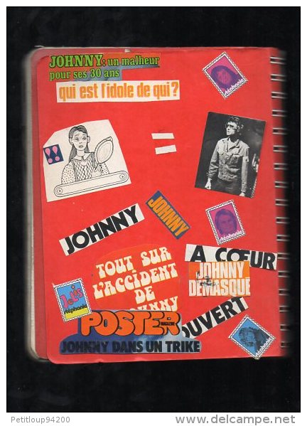 CAHIER  JOHNNY HALLYDAY  Coupures De Presse - Photos