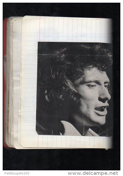 CAHIER  JOHNNY HALLYDAY  Coupures de Presse